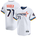 Crovyle H.Astros #71 Josh Hader Player White City Connect Limited Home Stitched Jerseys