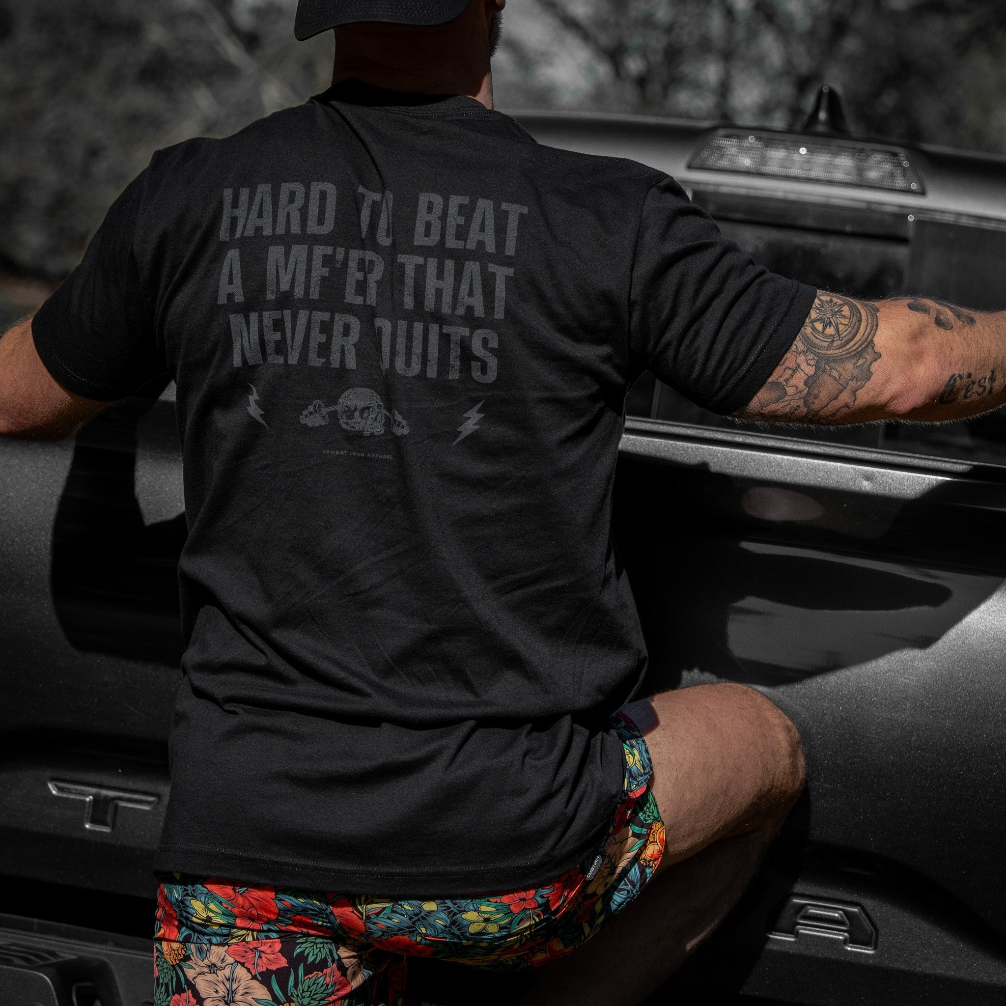 Crovyie cheap jerseys Ordering Hard To Beat A Mf'er That Never Quits Men's T-Shirt
