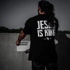 Crovyie cheap jerseys Ordering Jesus Is King Heavyweight Men's T-Shirt