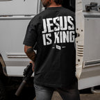 Crovyie cheap jerseys Ordering Jesus Is King Heavyweight Men's T-Shirt