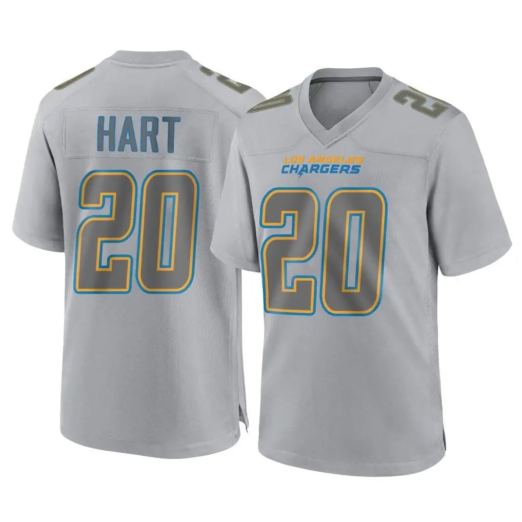 Crovyle LA.Chargers #20 Cam Hart Player Gray Atmosphere Fashion Home Game Stitched Jerseys