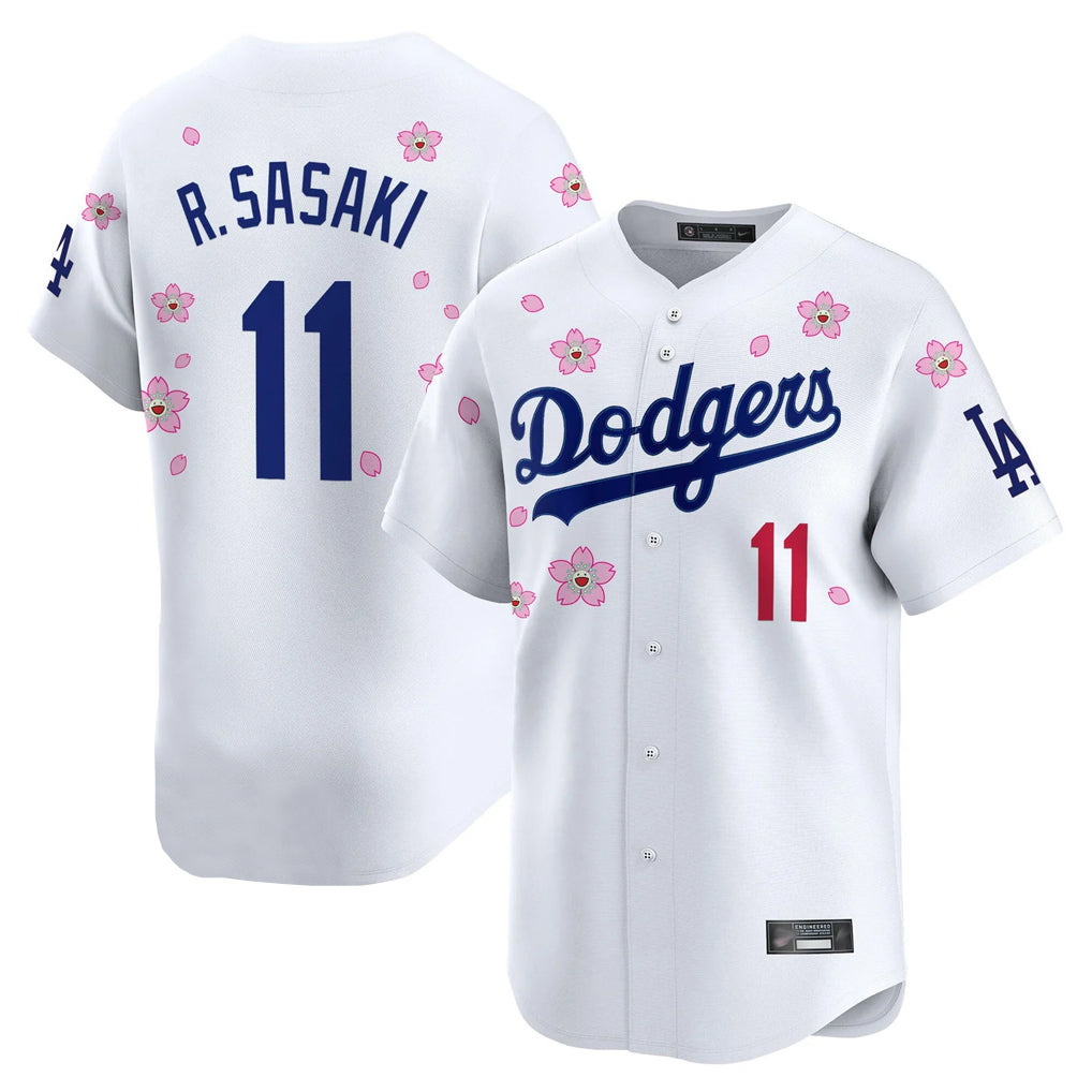Crovyle LA.Dodgers #11 Roki Sasaki Player White Tokyo Series Vapor Premier Limited Stitched Jerseys