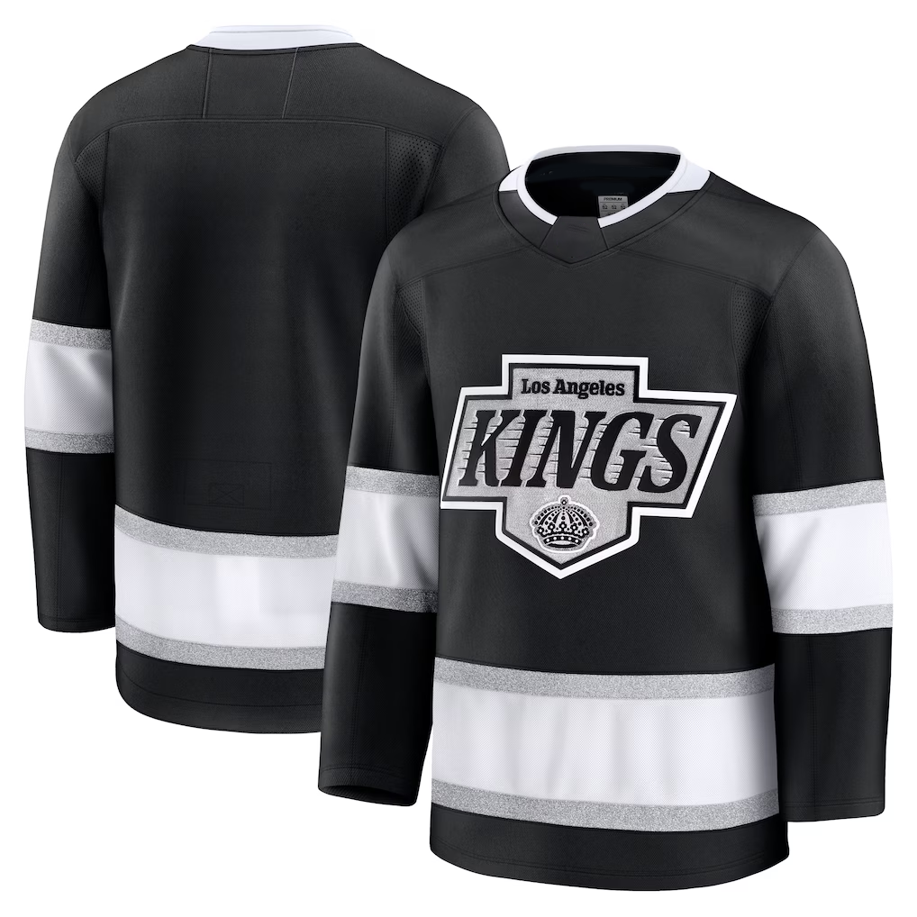 Crovyle LA.Kings Black Home Premium Jerseys