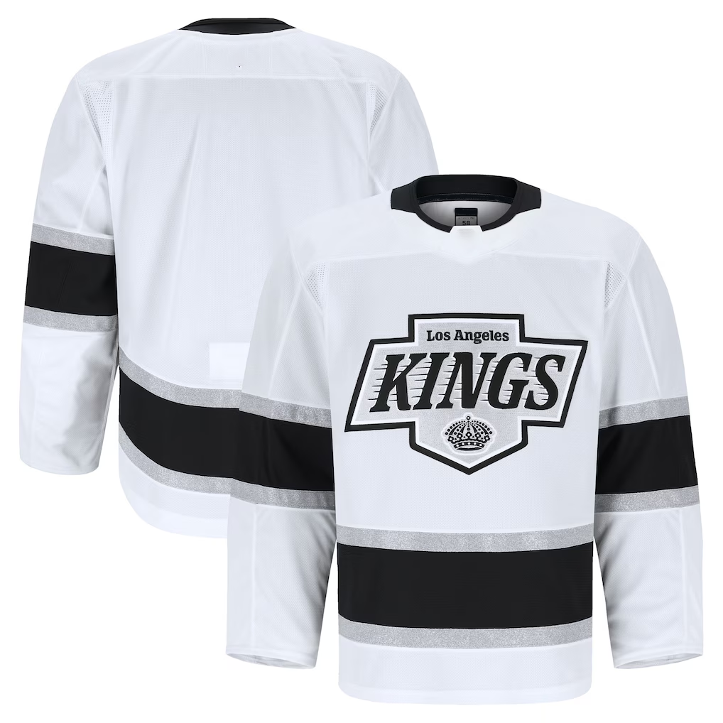 Crovyle LA.Kings White Away Authentic Pro Jerseys