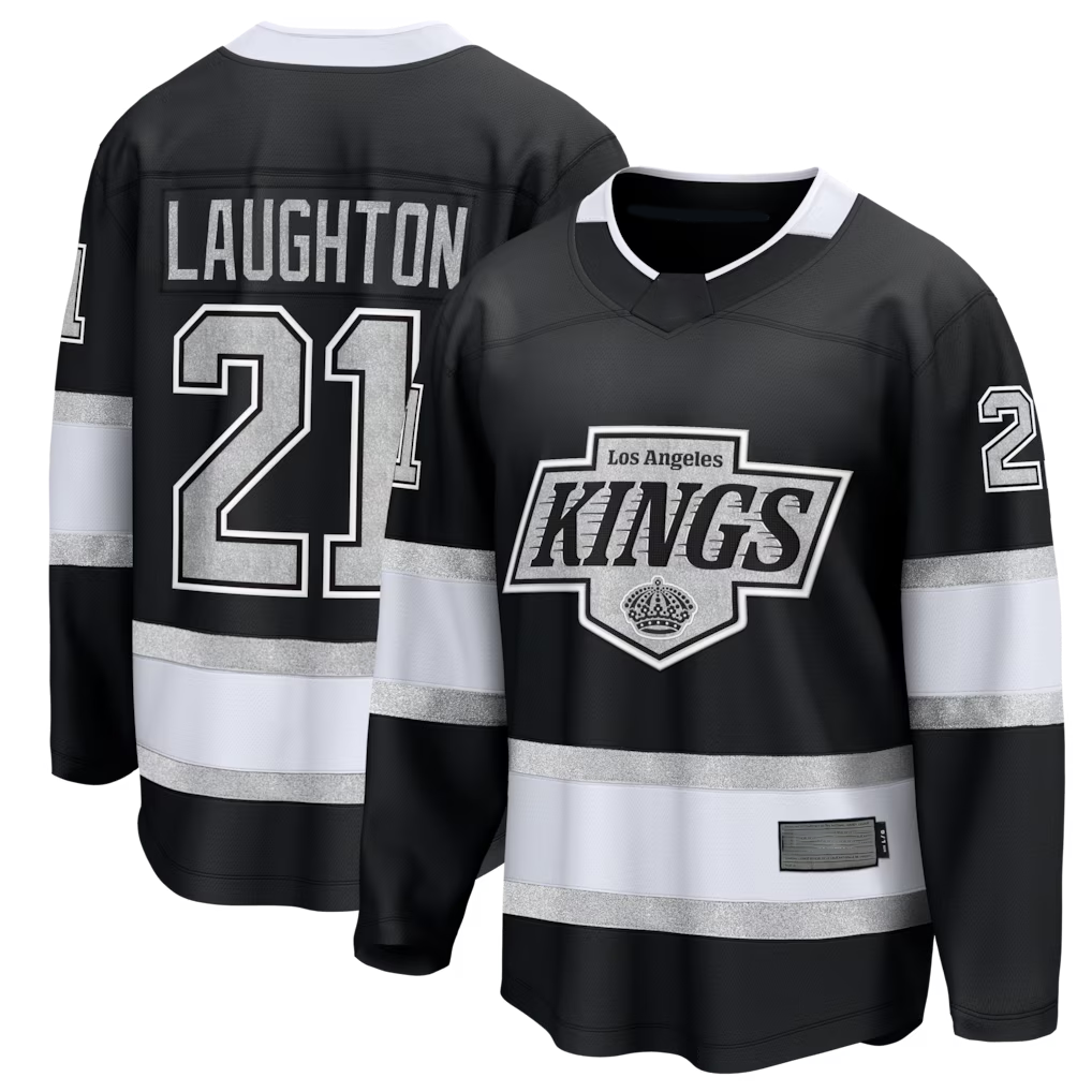 Crovyle LA.Kings #21 Scott Laughton Black Home Breakaway Jerseys