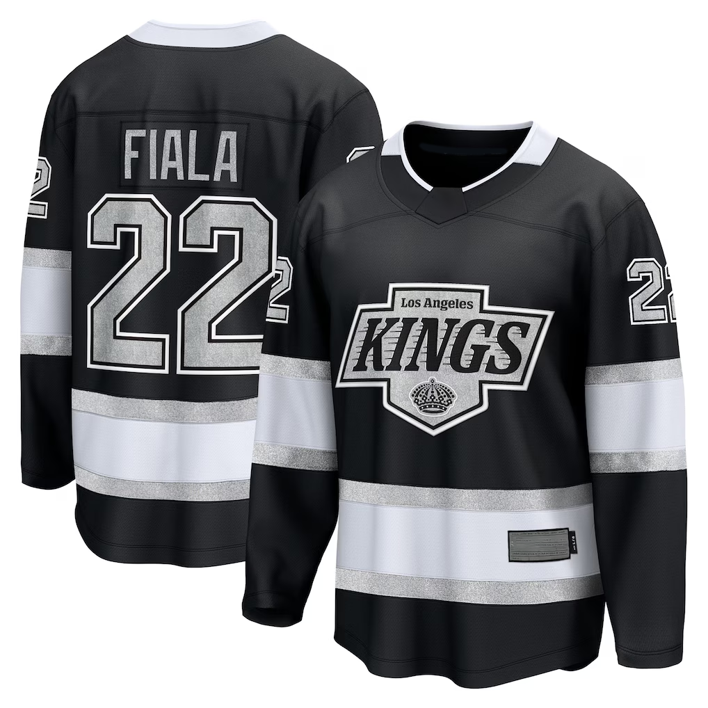 Crovyle LA.Kings #22 Kevin Fiala Black Home Breakaway Jerseys