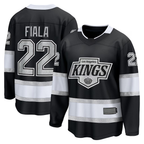 Crovyle LA.Kings #22 Kevin Fiala Black Home Breakaway Jerseys