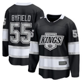 Crovyle LA.Kings #55 Quinton Byfield Black Home Breakaway Jerseys