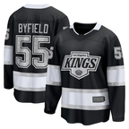 Crovyle LA.Kings #55 Quinton Byfield Black Home Breakaway Jerseys