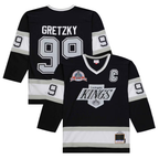 Crovyle LA.Kings #99 Wayne Gretzky Black 1992-93 Power Play Jerseys
