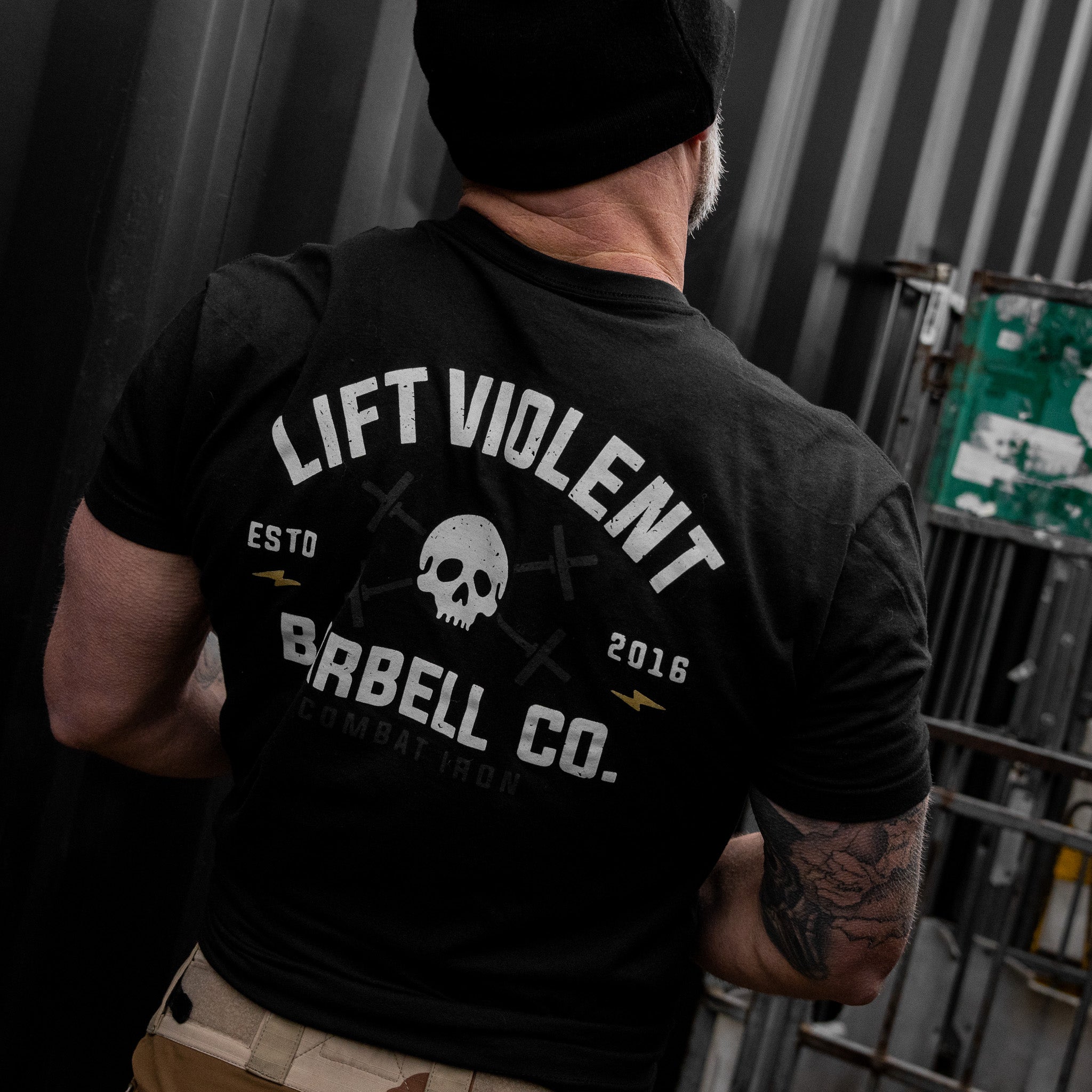 Crovyie cheap jerseys Ordering Lift Violent Barbell Co. Men's T-Shirt