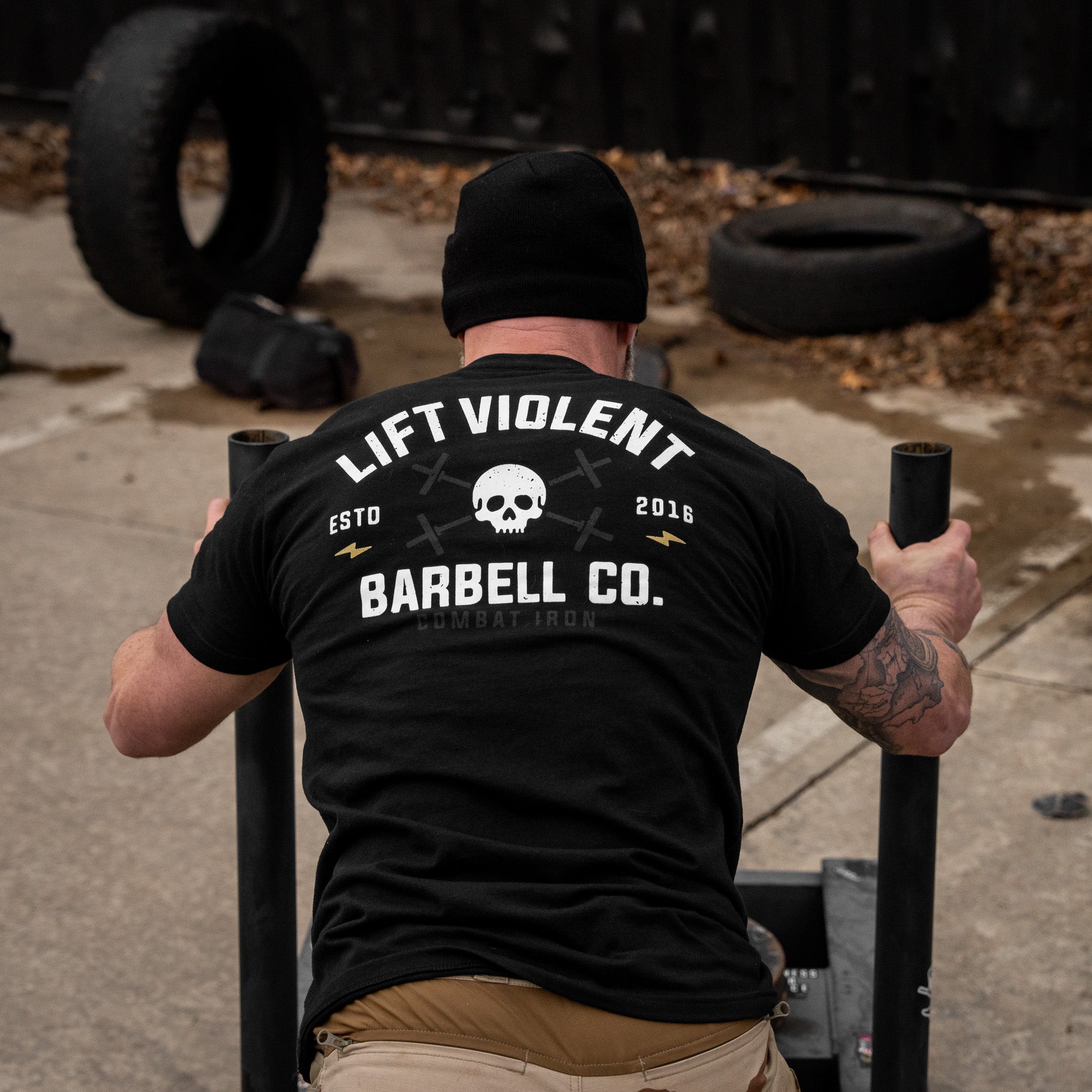 Crovyie cheap jerseys Ordering Lift Violent Barbell Co. Men's T-Shirt