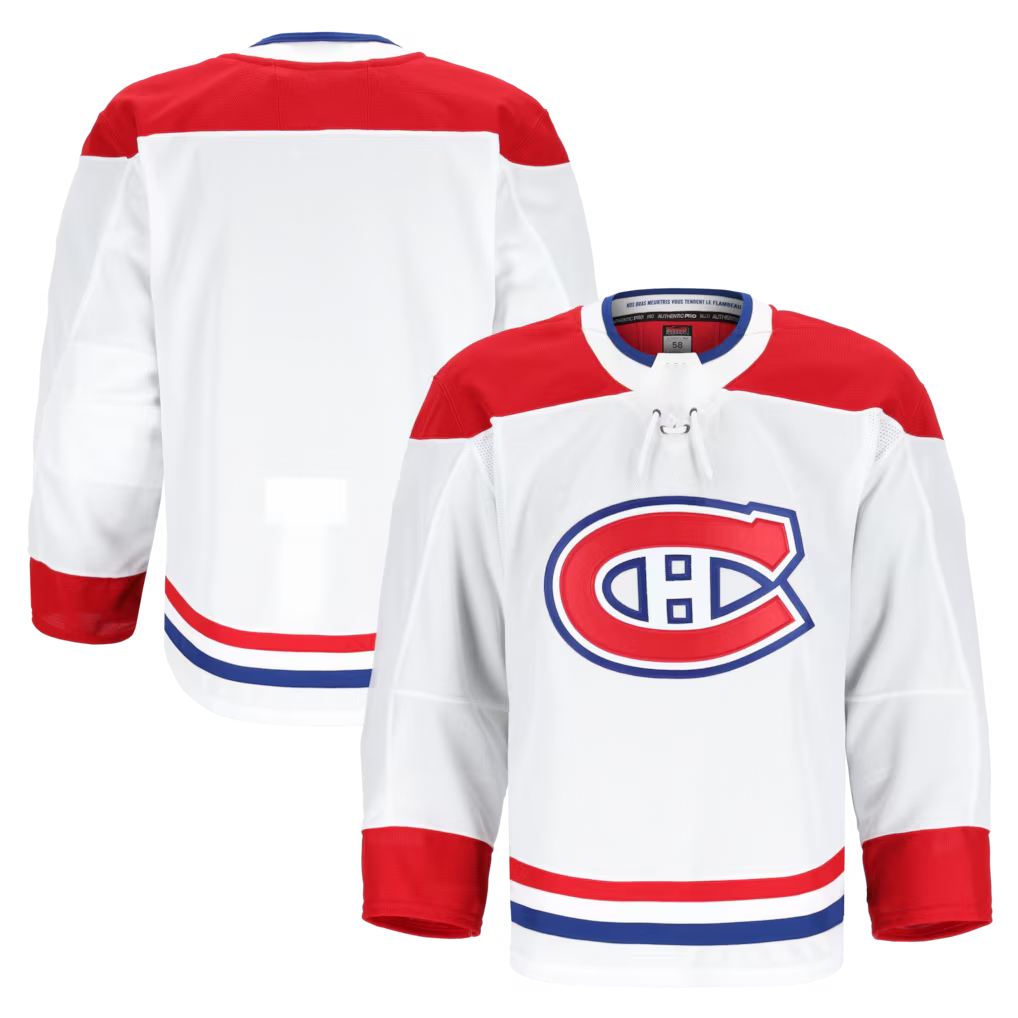 Crovyle M.Canadiens White Away Authentic Pro Jerseys