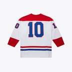 Crovyle M.Canadiens #10 Guy Lafleur Mitchell & Ness White 1971 Power Play Jerseys