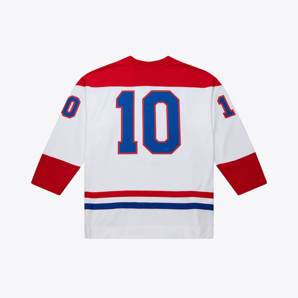 Crovyle M.Canadiens #10 Guy Lafleur Mitchell & Ness White 1971 Power Play Jerseys