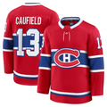 Crovyle M.Canadiens #13 Cole Caufield Red Home Premium Jerseys