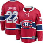 Crovyle M.Canadiens #22 Cole Caufield Red Home Breakaway Replica Jerseys