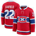 Crovyle M.Canadiens #22 Cole Caufield Red Home Premium Jerseys