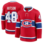 Crovyle M.Canadiens #48 Lane Hutson Red Home Premium Jerseys