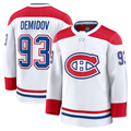 Crovyle M.Canadiens #93 Ivan Demidov White Away Premium Jerseys