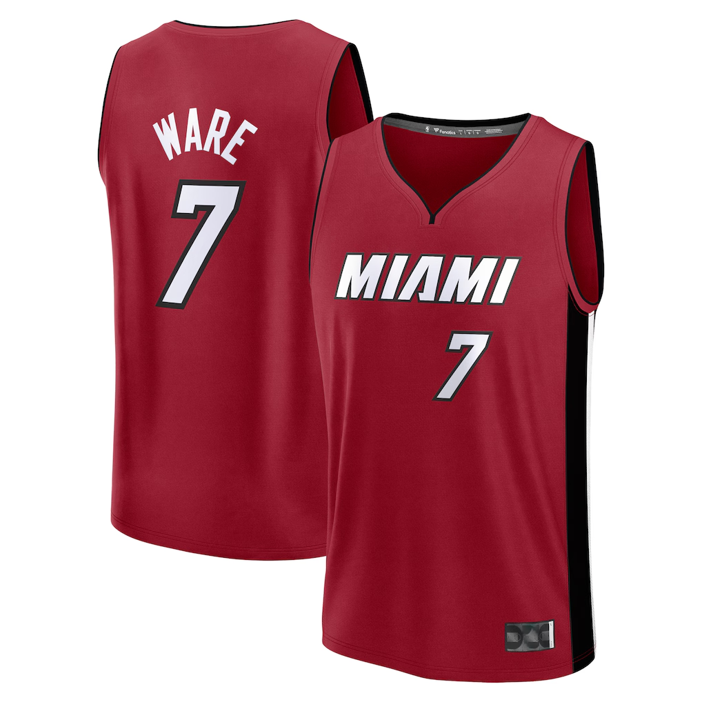 Crovyle M.Heat #7 Kel'el Ware Red Fast Break Player Jerseys - Statement Edition