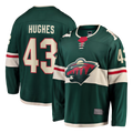 Crovyle M.Wild #43 Quinn Hughes Green Home Breakaway Jerseys