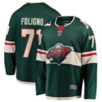 Crovyle M.Wild #71 Nick Foligno Green Home Breakaway Jerseys