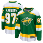 Crovyle M.Wild #97 Kirill Kaprizov Green 2023-24 Alternate Breakaway Jerseys