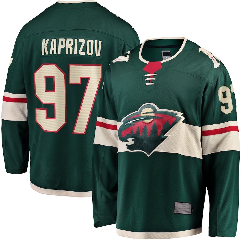 Crovyle M.Wild #97 Kirill Kaprizov Green Home Breakaway Replica Jerseys