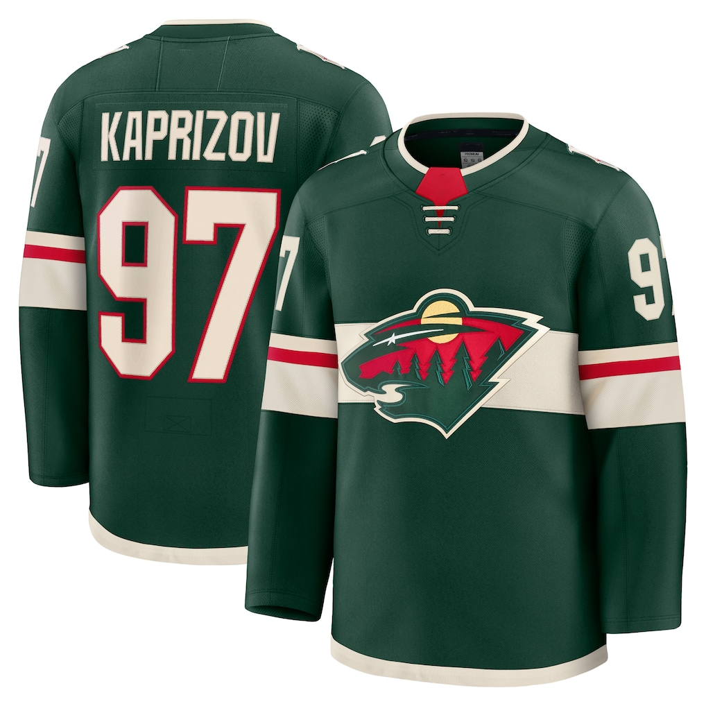 Crovyle M.Wild #97 Kirill Kaprizov Green Home Premium Jerseys