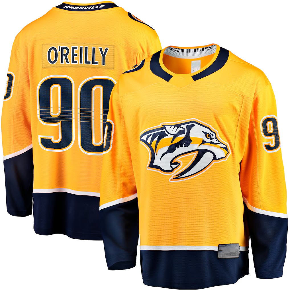 Crovyle N.Predators #90 Ryan O'Reilly Gold Breakaway Jerseys