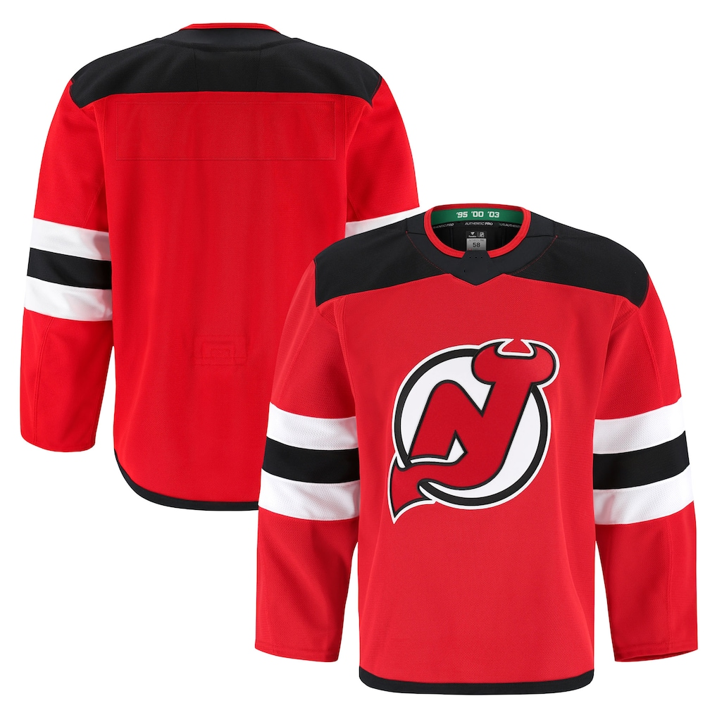 Crovyle N.Jersey Devils Red Home Authentic Pro Jerseys