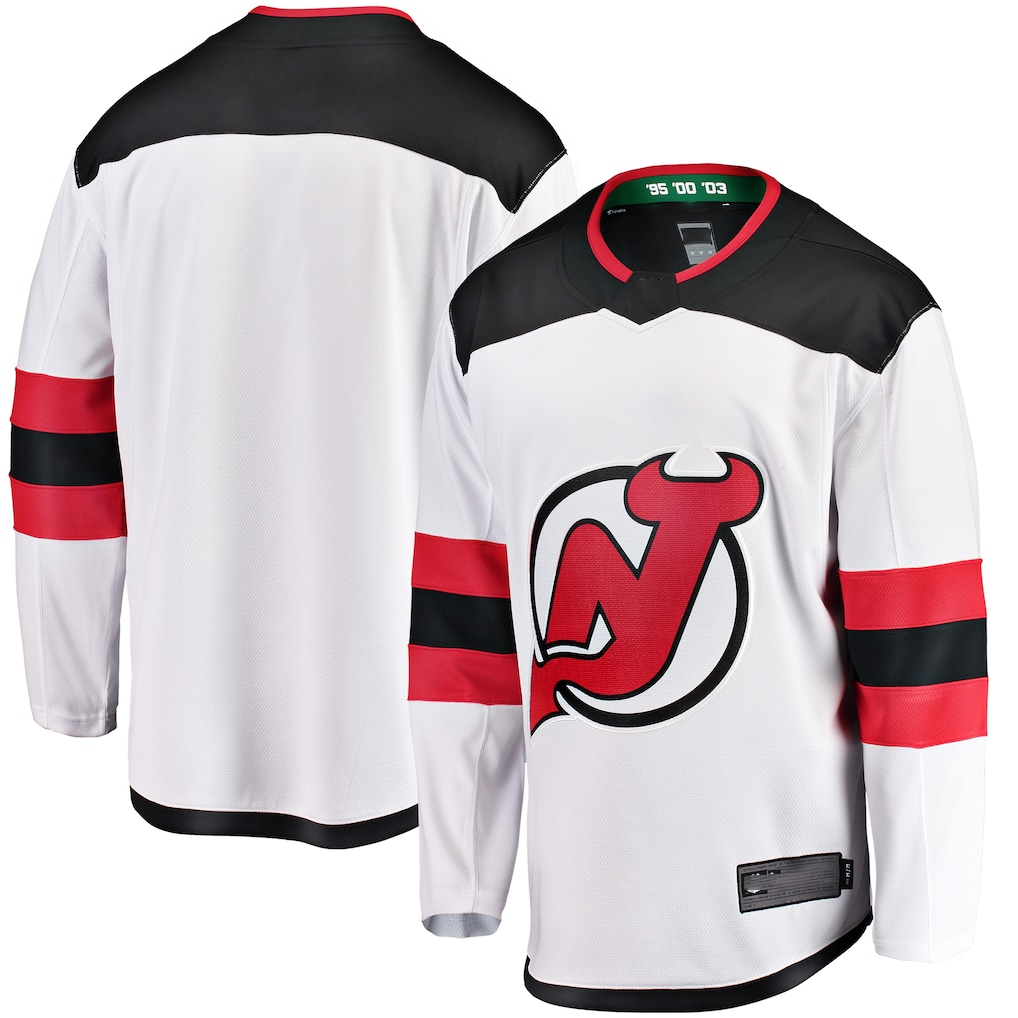 Crovyle N.Jersey Devils White Breakaway Away Jerseys