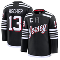 Crovyle N.Jersey Devils #13 Nico Hischier Black Alternate Premium Jerseys