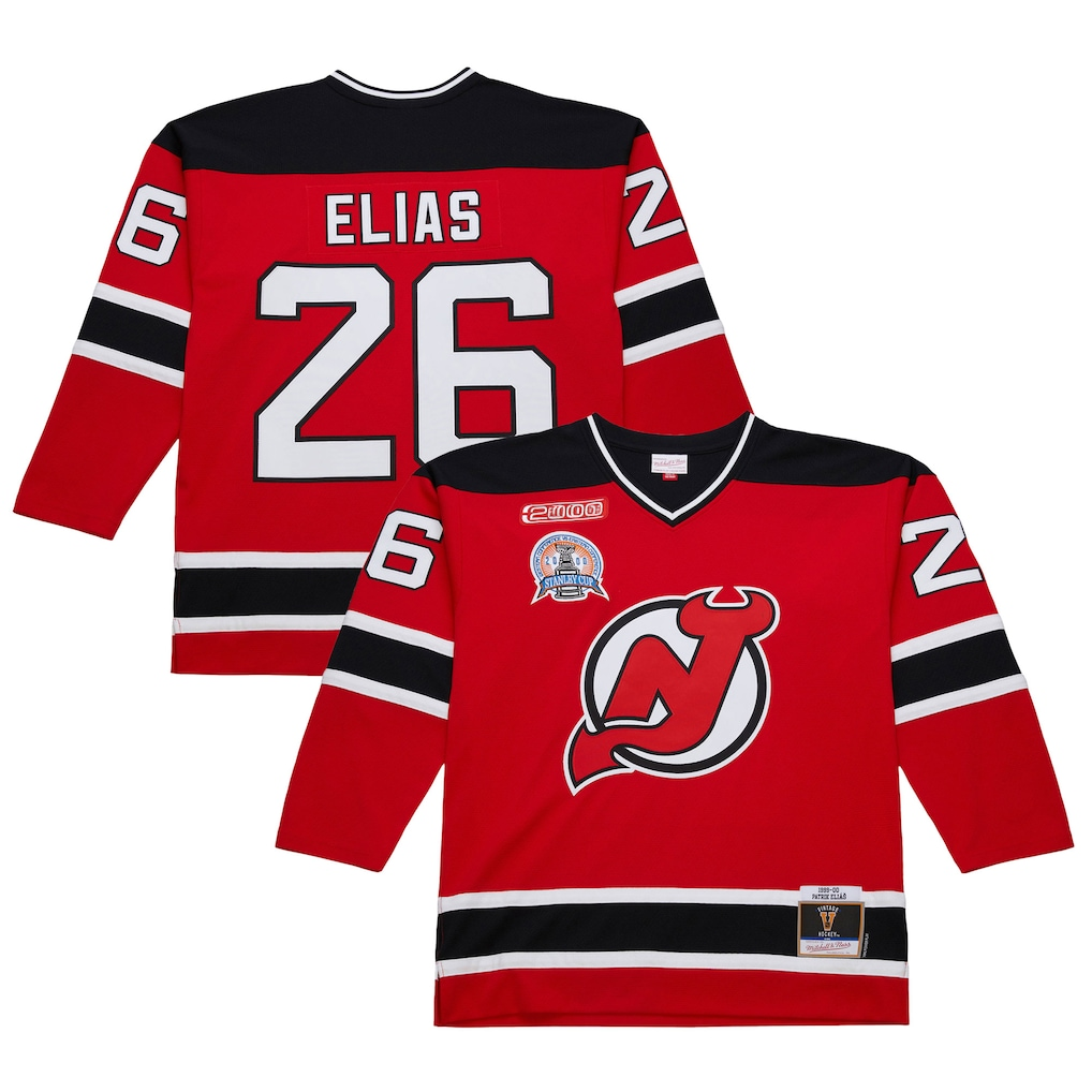 Crovyle N.Jersey Devils #26 Patrik Elias Red 1999-00 Power Play Jerseys