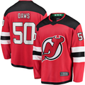 Crovyle N.Jersey Devils #50 Nico Daws Red Home Breakaway Player Jerseys