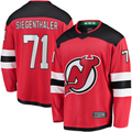 Crovyle N.Jersey Devils #71 Jonas Siegenthaler Red Home Breakaway Player Jerseys