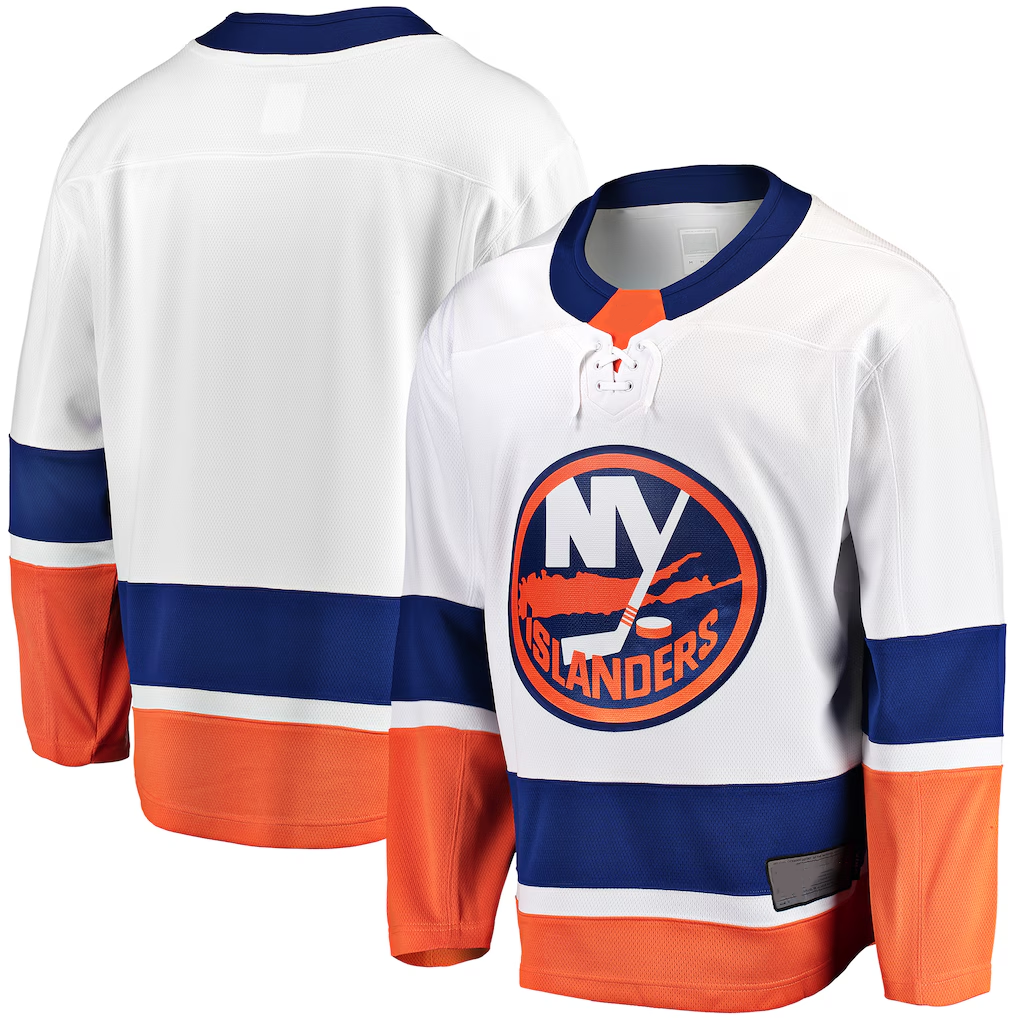 Crovyle NY.Islanders White Breakaway Away Jerseys