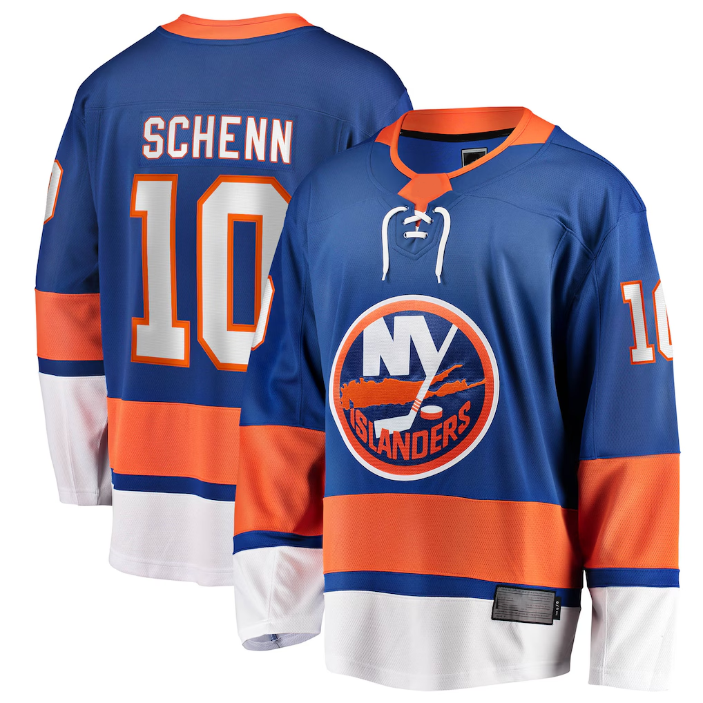 Crovyle NY.Islanders #10 Brayden Schenn Blue Home Breakaway Jerseys