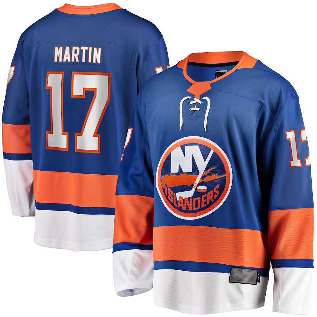 Crovyle NY.Islanders #17 Matt Martin Home Breakaway Player Jerseys - Royal