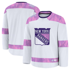 Crovyle NY.Rangers White 2024 Hockey Fights Cancer Practice Jerseys