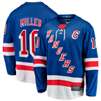 Crovyle NY.Rangers #10 JT Miller Blue Home Captain's Patch Breakaway Jerseys