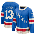 Crovyle NY.Rangers #13 Alexis Lafreniere Blue Centennial Breakaway Jerseys