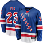 Crovyle NY.Rangers #23 Adam Fox Blue Home Breakaway Replica Jerseys