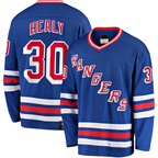 Crovyle NY.Rangers #30 Glenn Healy Blue Premier Breakaway Retired Player Jerseys