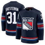 Crovyle NY.Rangers #31 Igor Shesterkin Navy Alternate Premier Player Jerseys