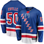 Crovyle NY.Rangers #50 Will Cuylle Blue Home Premier Breakaway Player Jerseys