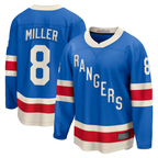 Crovyle NY.Rangers #8 J.T. Miller Blue Centennial Breakaway Jerseys