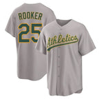 Crovyle Athletics #25 Brent Rooker Gray Replica Away 2.0 Personalized Jerseys