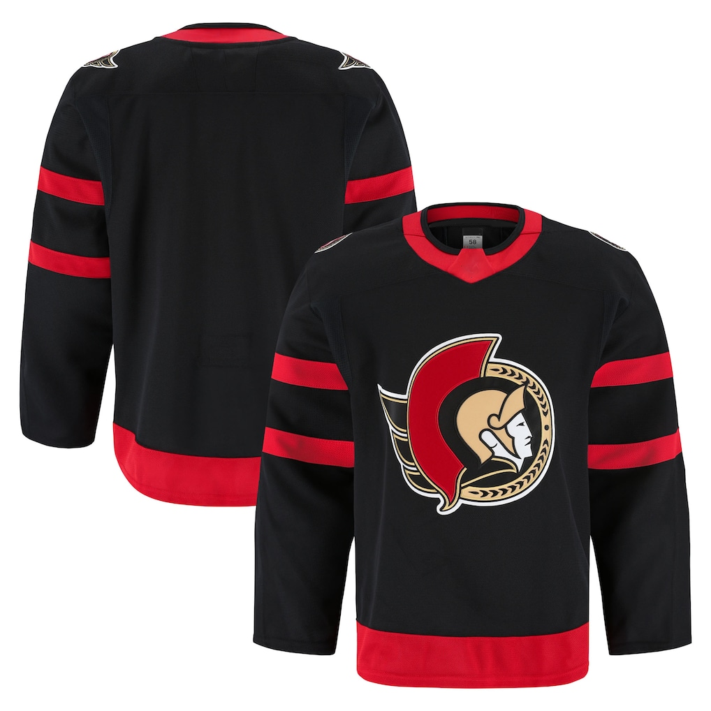 Crovyle O.Senators Black Home Authentic Pro Jerseys